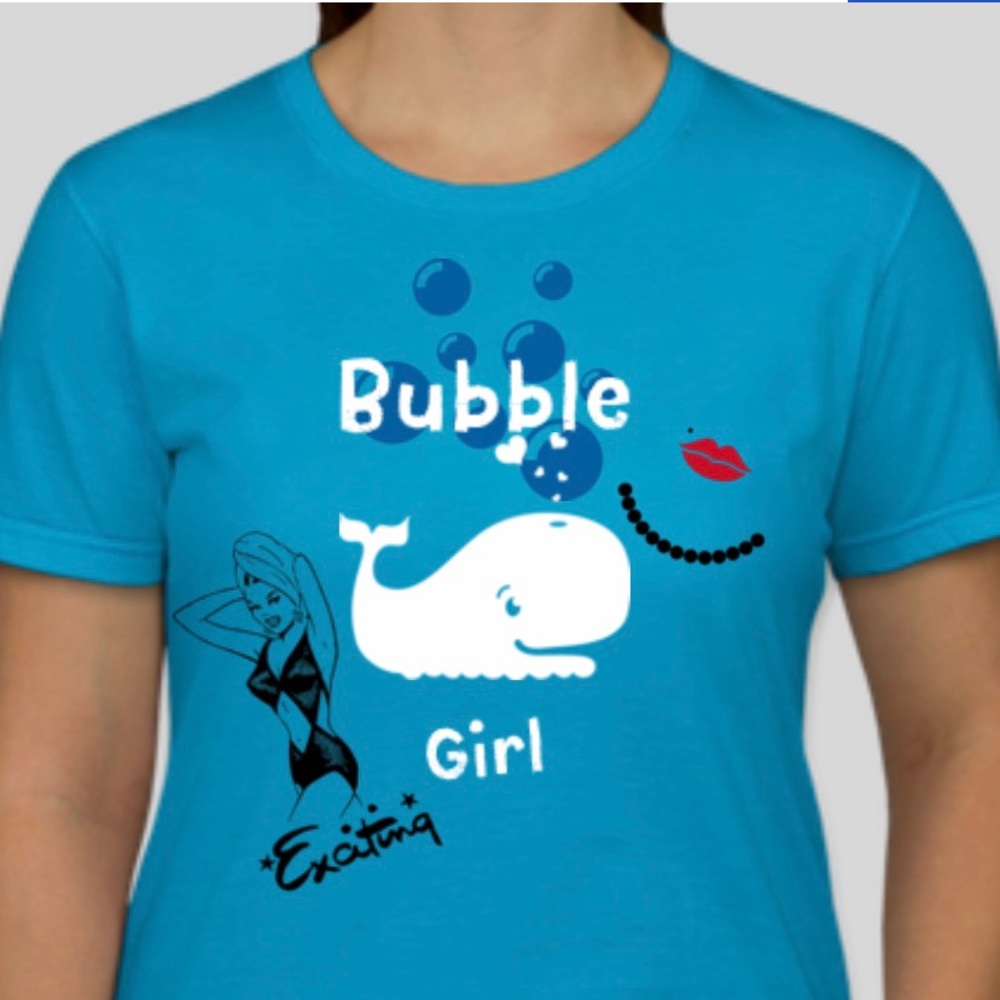 Women’s Jersey Bubble T-Shirt(Custom Made)